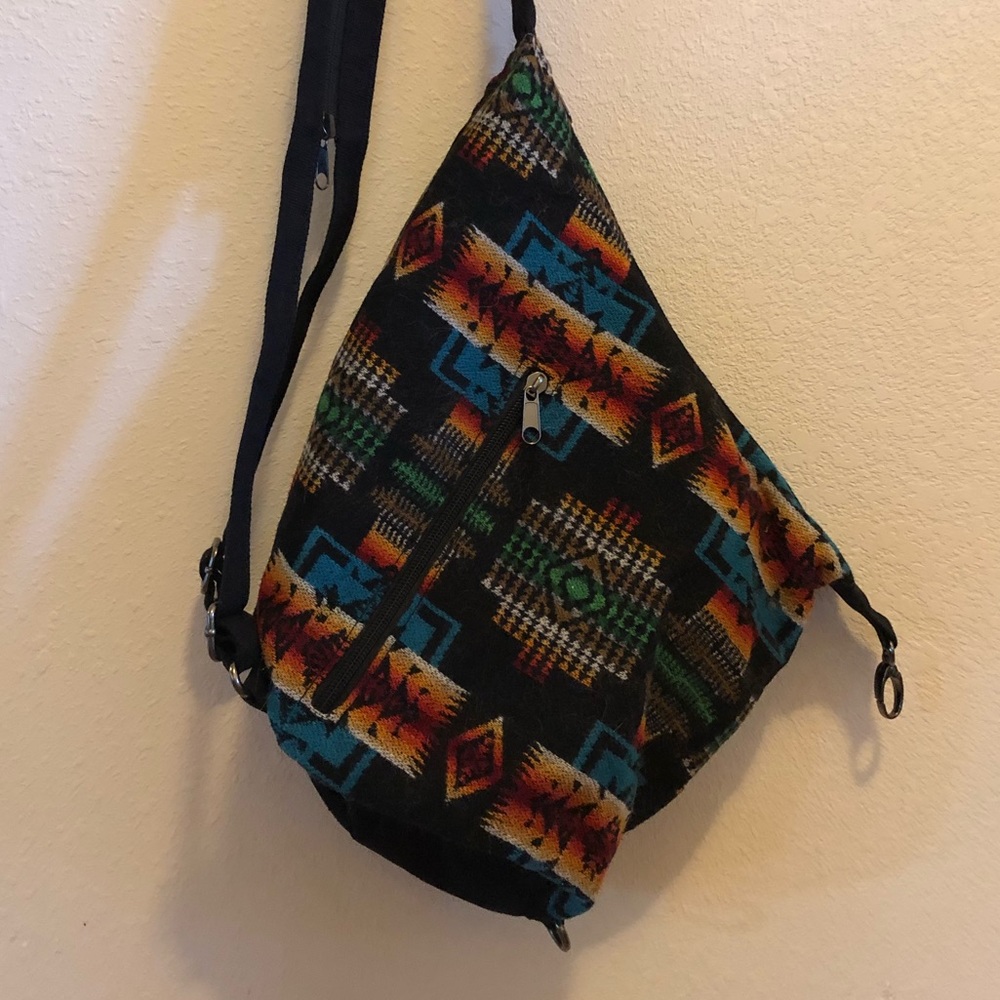 Pendleton Southwestern Motif Wool Shoulder Bag